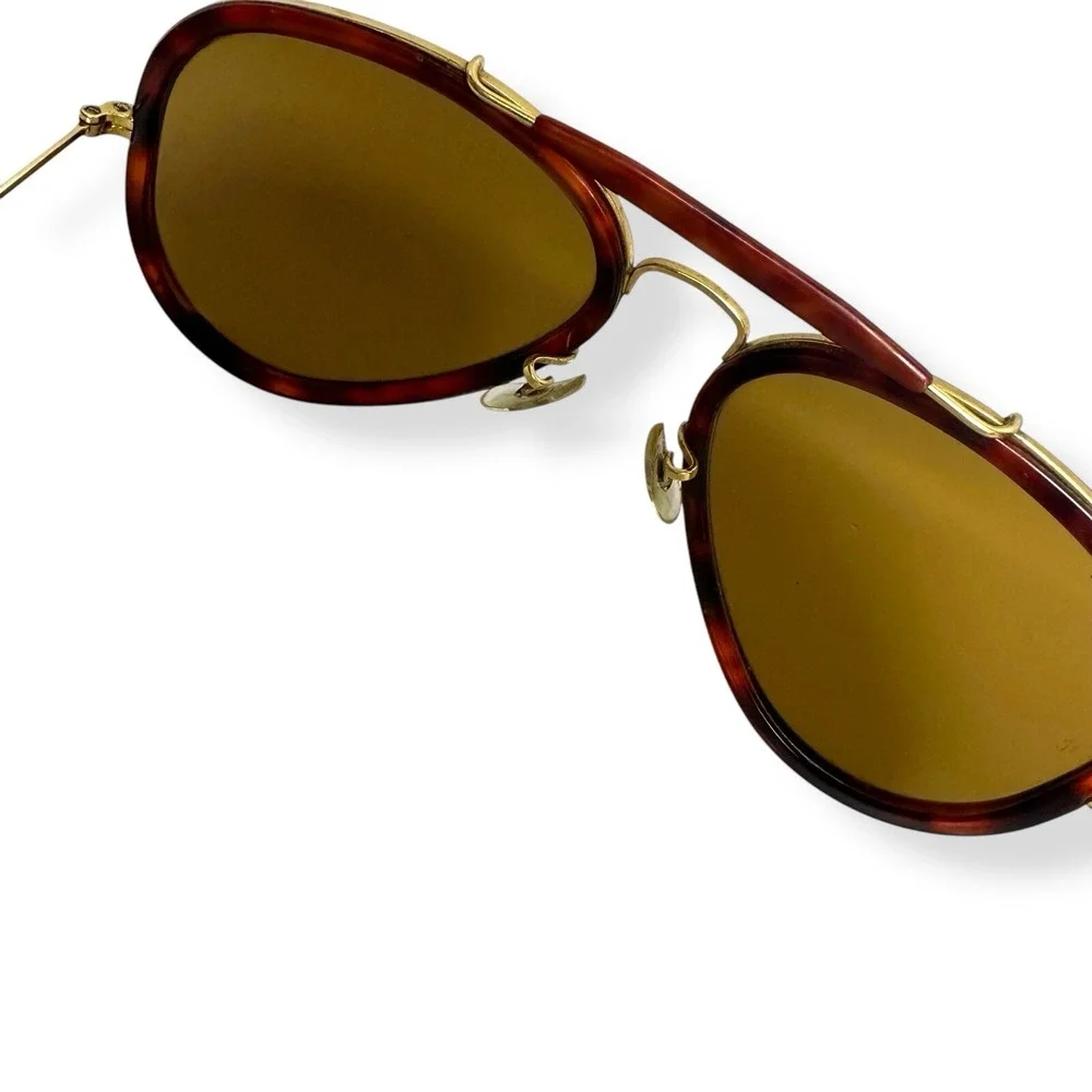 VTG Ray-Ban Bausch & Lomb Road Spirit 62mm Sunglasses - 80s Tortoise W0743 62-14
